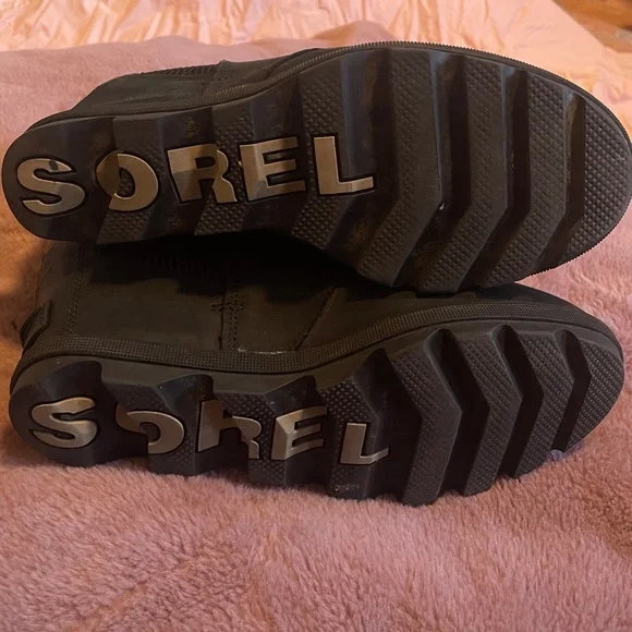 Sorel Joan Of Arctic II Wedge Chelsea Boot Black Womens Size 8.5 NL3022-010 - Picture 4 of 7